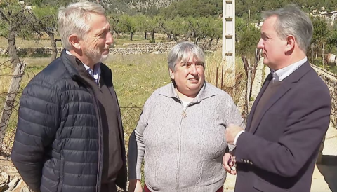 Portada Visita a les feines de retirada de canonades de recollida d’aigües residuals del torrent de Sa Mosquera (Caimari)
