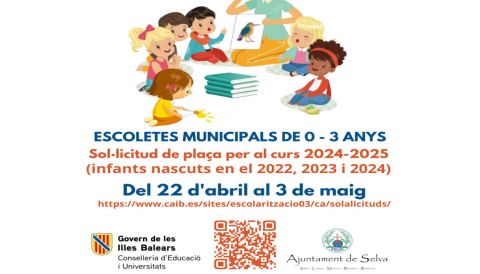 Portada Escoletes municipals de 0 a 3 anys