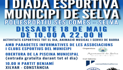 Portada I Diada esportiva - Municipi de Selva
