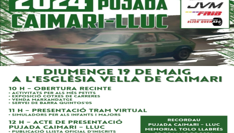 Portada Pujada Caimari-Lluc 2024