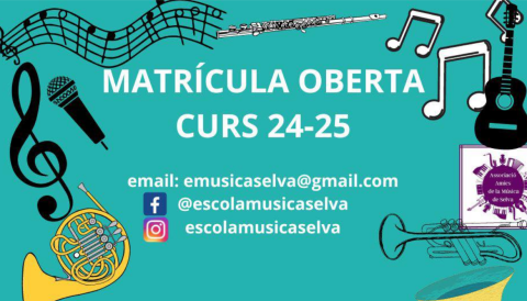 Portada Escola Música Selva