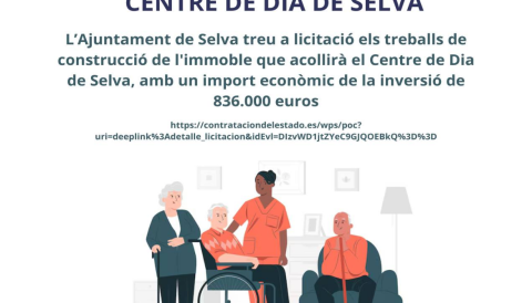 Portada L'Ajuntament de Selva treu a licitació les obres de reforma de l'edifici del Centre de Dia de Selva