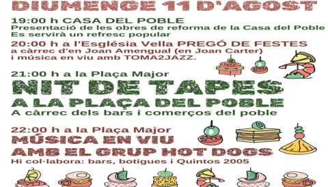 Portada Nit de tapes i múscia en viu