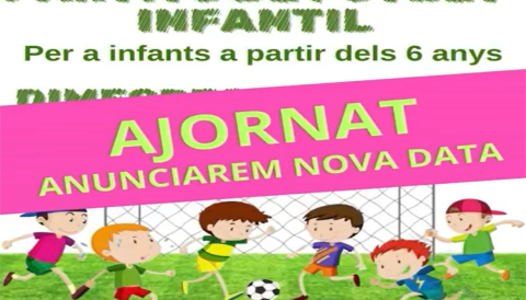 Portada Partits de futbet infantil AJORNAT