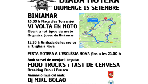 Portada Diada Motera - Biniamar