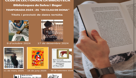 Portada 25 Aniversari del Club de Lectura de la Biblioteca