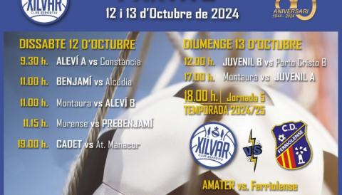 Portada Partits Xilvar C.E