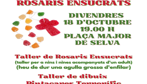 Portada Taller de rosaris ensucrats