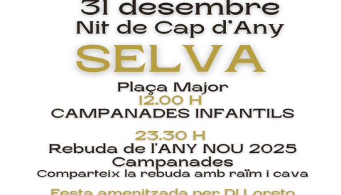Portada Nit de Cap d'Any a Selva