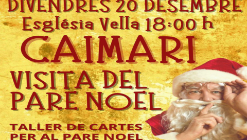Portada Visita del Pare Noel a Caimari