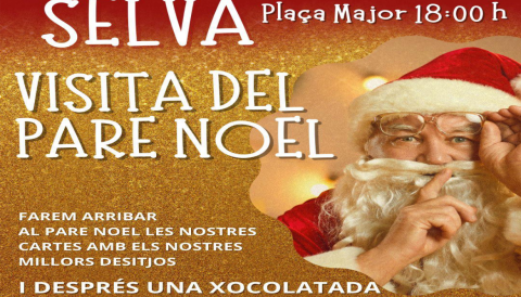 Portada Visita del Pare Noel a Selva