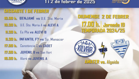 Portada Partits de la setmana C.E Xilvar