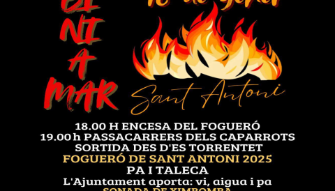 Portada Sant Antoni a Biniamar 2025
