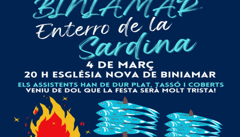 Portada Enterro de la Sardina a Biniamar