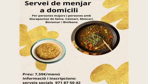 Portada Servei de menjar a domicili