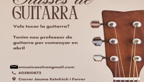 Portada Classes de guitarra