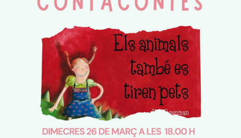 Portada Contacontes: "Els animals també es tiren pets"