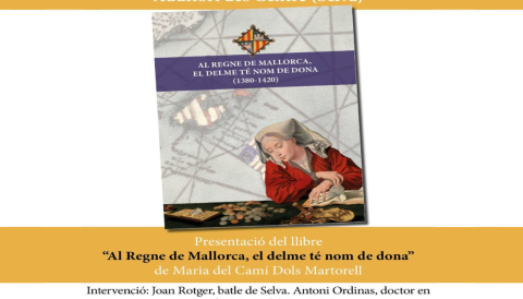 Portada Presentació del llibre "Al Regne de Mallorca, el delme té nom de dona"