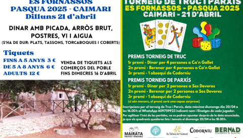 Portada Dilluns de Pasqua 2025 a Caimari