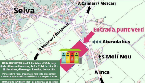 Portada Punt Verd municipi de Selva