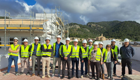 Portada visiten les obres del CEIP Caimari