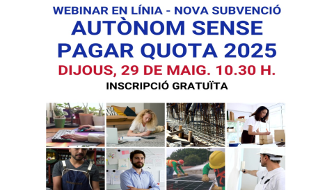Portada Autònom sense pagar quota 2025