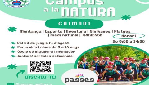 Portada Campus a la natura Caimari