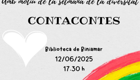 Portada Contacontes a la biblioteca de Biniamar