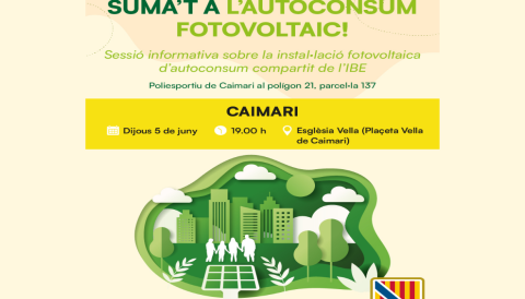 Portada Suma't a l'autoconsum fotovoltaic!