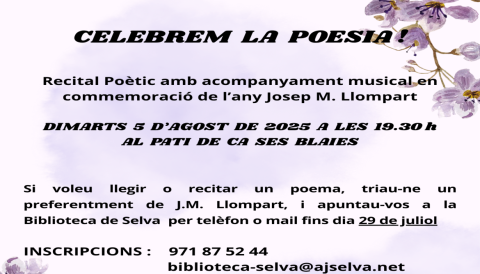 Portada Celebrem la poesia 2025