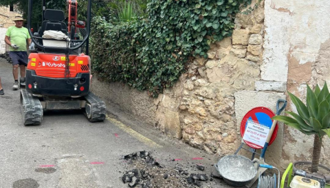 Portada Obres de renovació de la xarxa d'aigua potable
