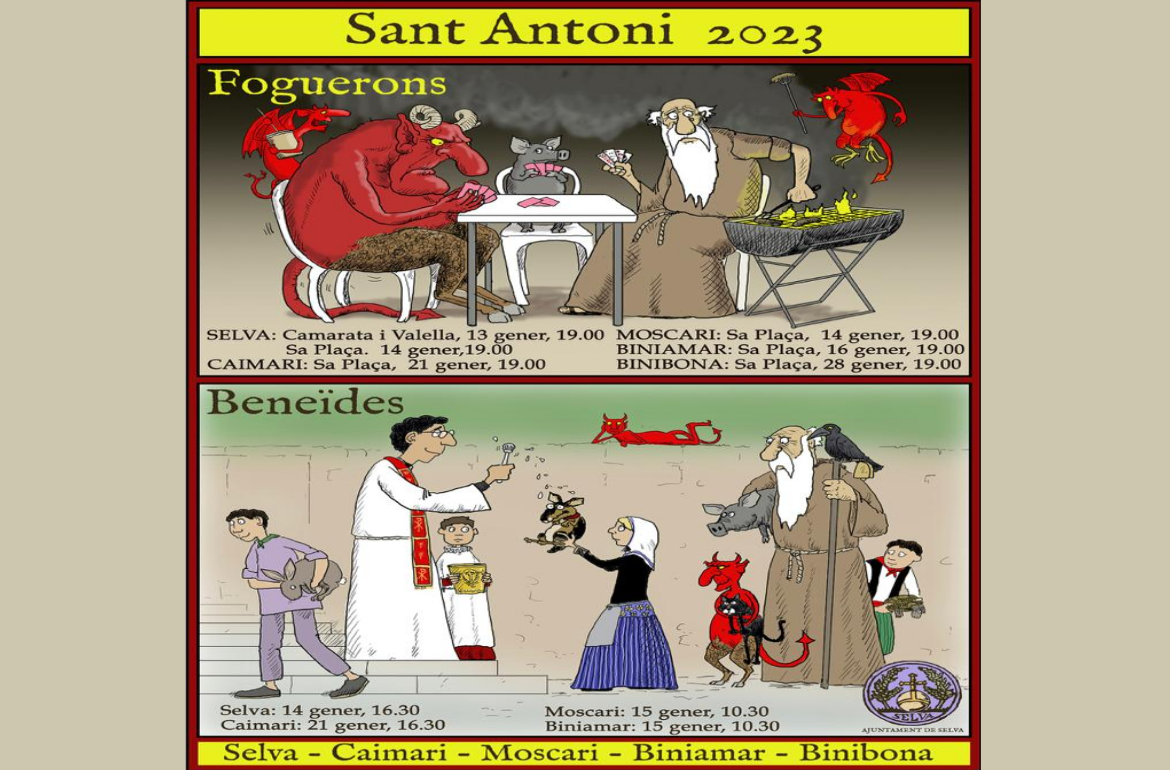 Portada Foguerons i beneïdes de Sant Antoni 2023