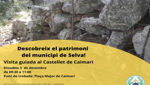 Portada Visita guiada al Castellet de Caimari