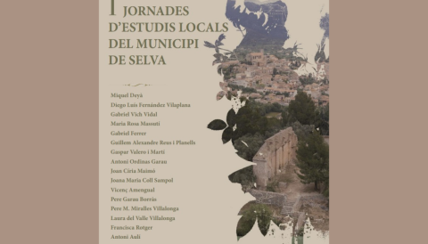 Portada Les "I jornades locals" es converteixen en un llibre per preservar la història del municipi